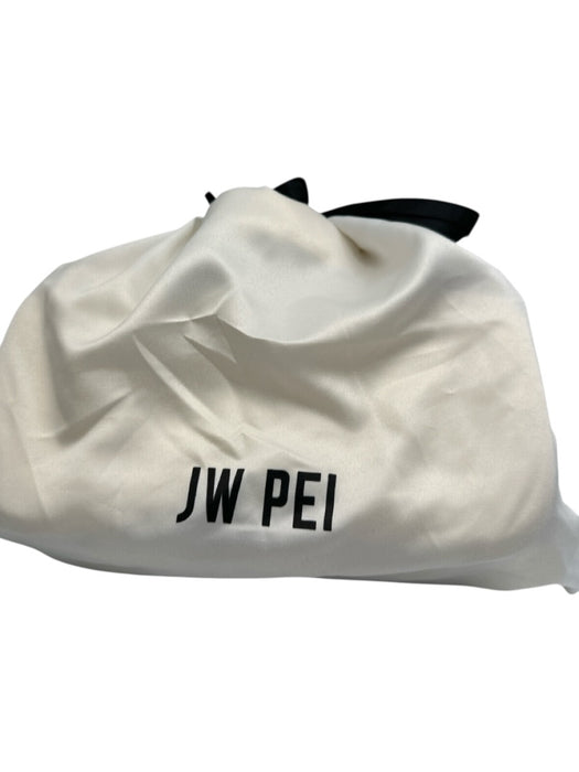 JW PEI Yellow Faux Leather Shoulder Strap Curved silver hardware flap Bag Yellow / Small