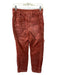 Pilcro Size 26 Burnt Red Cotton Blend Corduroy High Rise Straight Leg Pants Burnt Red / 26