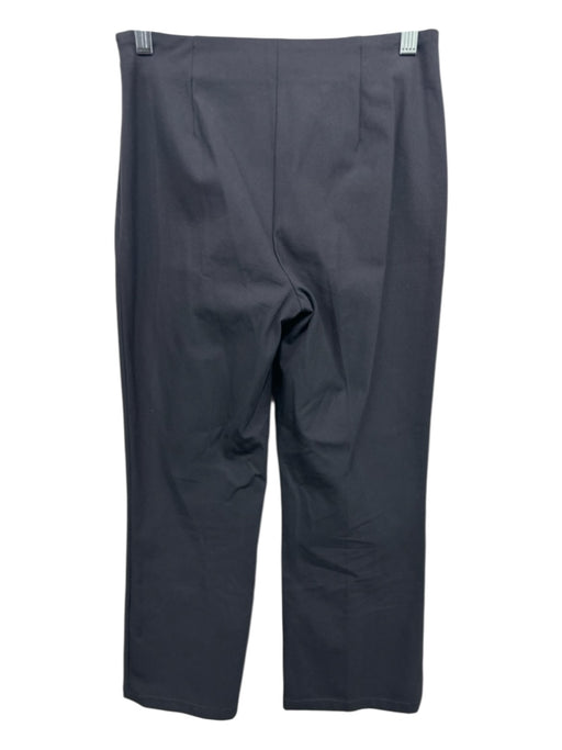Theory Size 0 Gray Cotton Blend Side Zip Wide Leg Pants Gray / 0