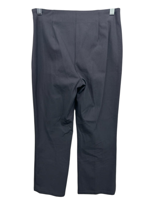 Theory Size 0 Gray Cotton Blend Side Zip Wide Leg Pants Gray / 0