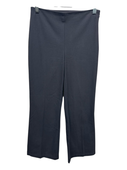 Theory Size 0 Gray Cotton Blend Side Zip Wide Leg Pants Gray / 0