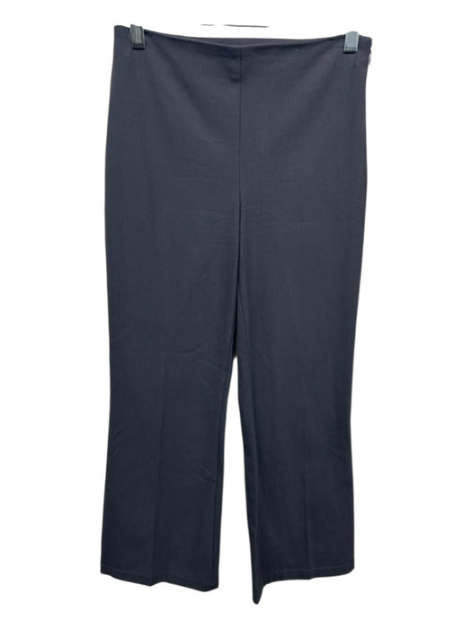 Theory Size 0 Gray Cotton Blend Side Zip Wide Leg Pants Gray / 0