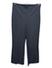 Theory Size 0 Gray Cotton Blend Side Zip Wide Leg Pants Gray / 0