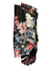 Johnny Was Black & Multi Silk Square Tassel Floral scarf Black & Multi / One Size