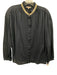 Sundry Size 1 Navy & white Cotton Long Sleeve Button Up Sheer High Neck Top Navy & white / 1