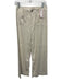 Maeve Size 26 White Linen & Viscose Zip Fly Mid Rise Straight Pants White / 26