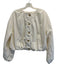 Sanctuary Size XS Off White Cotton Button Close Elastic Waist Puff Jacket Off White / XS