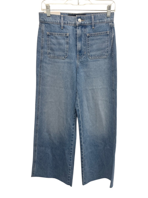 Veronica Beard Jeans Size 26 Light Wash Cotton Denim Zip Fly High Rise Jeans Light Wash / 26