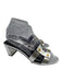 Veronica Beard Shoe Size 8 Silver Leather Metallic Gold studs Mule Sandals Silver / 8