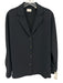 Wilfred Size XS Black Polyester Button Front Button Wrists Collared Jacket Black / XS