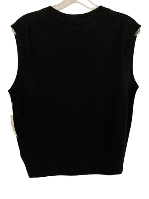J Crew Size XS Black Cashmere Sleeveless Ribbed Knit Sweater Black / XS