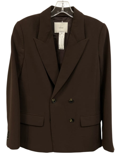Wilfred Size 0 Brown Polyester Blazer Jacket Brown / 0