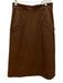Kobi Halperin Size 4 Light Brown 100% Lamb Leather Front Pocket A Line Dress Light Brown / 4