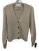 La Ligne Size XS Cream Wool Cardigan Sweater Cream / XS