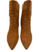 Sam Edelman Shoe Size 8 Camel Brown Suede leather Pointed Toe Booties Camel Brown / 8
