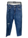 Pilcro Size 26 Med Wash Cotton Denim Tapered Distressed High Rise Jeans Med Wash / 26