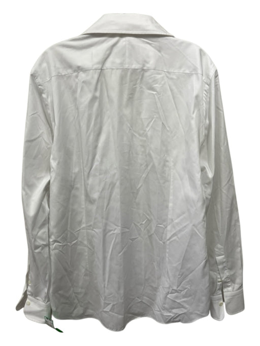 Rhodes Woods Size 16.5 White Cotton Solid Button up Men's Long Sleeve Shirt White / 16.5