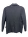 Derek Lam Size 6 Charcoal Gray Cotton Faux Pockets Pleated Detail Blazer Jacket Charcoal Gray / 6