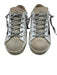 Golden Goose Shoe Size 36 WHite, Black, Gray Leather Low Top lace up Sneakers WHite, Black, Gray / 36