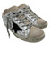 Golden Goose Shoe Size 36 WHite, Black, Gray Leather Low Top lace up Sneakers WHite, Black, Gray / 36