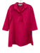 Tuckernuck Size XS Hot pink Polyester 3/4 Sleeve 1/4 Button Collar Mini Dress Hot pink / XS