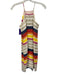 Trina Turk Size 2 Red, Blue, Multi Acetate & Viscose Sleeveless Stripe Dress Red, Blue, Multi / 2