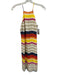 Trina Turk Size 2 Red, Blue, Multi Acetate & Viscose Sleeveless Stripe Dress Red, Blue, Multi / 2