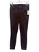 Paige Size 26 Brown Rayon & Cotton Coated Skinny High Rise Pants Brown / 26