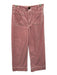 Maeve Size 28 Pink Cotton & Modal Corduroy Wide Leg Pockets Pants Pink / 28