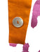 Tuckernuck Size M Pink, Orange & blue Linen Long Sleeve Color Block Collar Dress Pink, Orange & blue / M