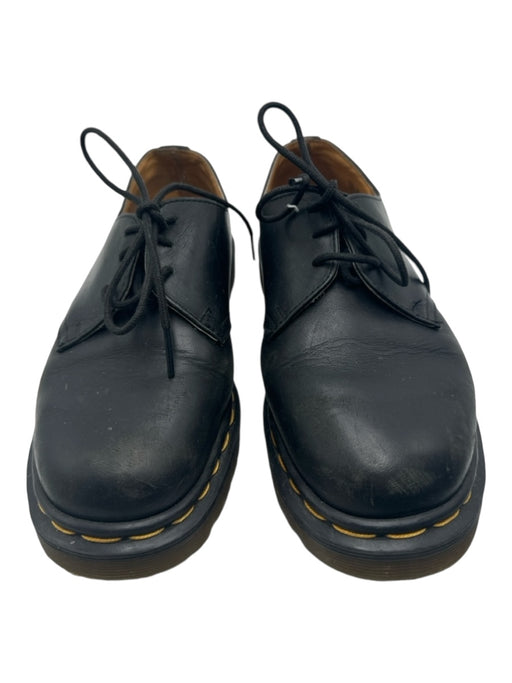 Dr. Martens Shoe Size 10 Black Leather Laces Low Top Round Toe Oxford Black / 10