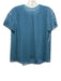 Tory Burch Size 4 Light Teal Cotton Short Sleeve Crochet Knit Overlay Lined Top Light Teal / 4