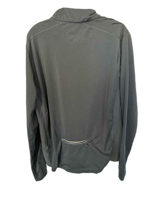 Lacoste Sport Size XL Black Solid Full Zip Athletic Men's Jacket