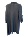 Neiman Marcus Size S Grey Cotton & Cashmere Knit Long Sleeve Long Sweater Grey / S