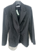Donata Davidoff Size Medium Black & White Cotton Blend Polka Dots Blazer Jacket Black & White / Medium