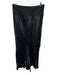 Rick Owens Size 10 Black Cupro & Cotton Knit Waist Silky Look Midi Skirt Black / 10