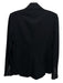 Veronica Beard Size S Black Nylon Blend Silver Tone Accent Zip Up Moto Jacket Black / S