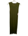 Beautiful People Size M Olive Green Tencel & Spandex Sleeveless Rib Knit Dress Olive Green / M