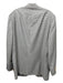 H Stockton Gray & White Wool Blend Plaid 2 Button Men's Blazer Gray & White / 44L
