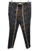 Saint Laurent Size M Black, Yellow & Multi Cotton Blend Drawstring Waist Pants Black, Yellow & Multi / M