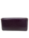 Louis Vuitton Plum Purple Leather Epi Snap Continental Wallets Plum Purple