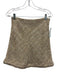 Ann Mashburn Size XS/S Beige Viscose Blend Tweed Open Front A Line Skirt Set Beige / XS/S