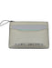Marc Jacobs White Leather silver tone hardware Logo Cardholder Wallets White
