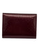 Louis Vuitton Maroon Red Leather Glossy embossed monogram Snap Wallets Maroon Red