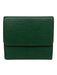 Louis Vuitton Green Epi Leather Snap Closure Bi Fold Wallets Green