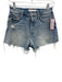 Mother Superior Size 24 Light Wash Cotton Denim Distressed Frayed Shorts Light Wash / 24