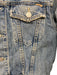 Mother Superior Size S Light Wash Cotton Denim Button Down Pockets Jacket Light Wash / S