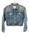 Mother Superior Size S Light Wash Cotton Denim Button Down Pockets Jacket Light Wash / S