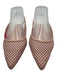 Anthropologie Shoe Size 6 Rose Pink Satin Mesh Pointed Toe Slingbacks Rose Pink / 6