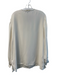 Lafayette 148 Size XL White Silk Long Sleeve solid color V Neck High Low Top White / XL